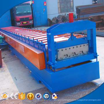 Factory selling H shape steel welding deck floor roll forming machine